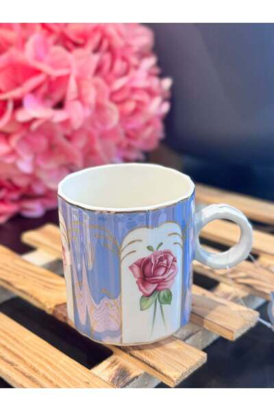 şirineşyalarım Blue Rose Collection Mug - 150 ml / 1 Piece