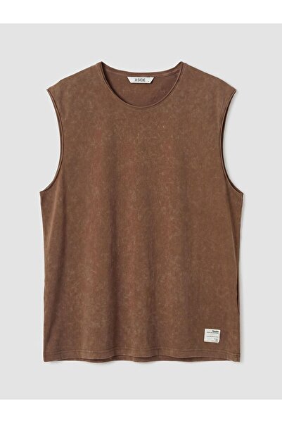 LC Waikiki XSIDE Crew Neck Combed Cotton Men's Sleeveless T-Shirt