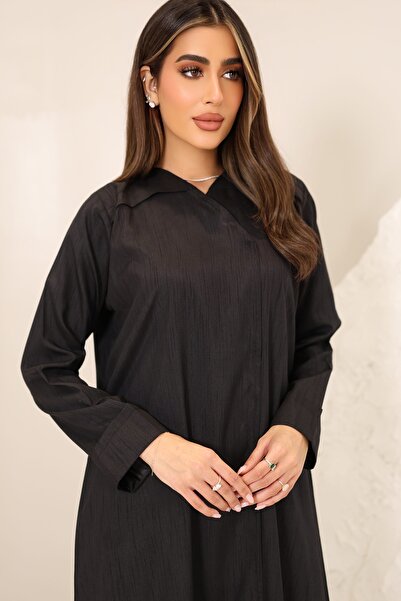 SAI ABAYA Premium Hindi Hareer Black Abaya for Women | Elegant Luxury Modest ...