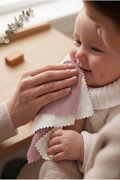 Yumak Bebek Ürünleri Pack of 6 100% Organic Muslin Baby Mouth Wipes – Soft, A...