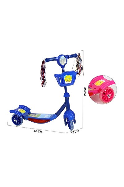 Trendbaby سكوتر أطفال بثلاث عجلات مع سلة Trend Baby & Trend Kids