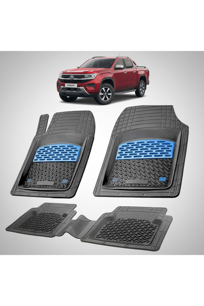 TEAMCAR Volkswagen Amarok 2 Pickup Συμβατά Πατάκια Δαπέδου 2023-2025 |   Μπλε