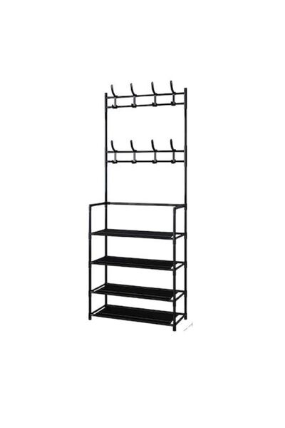 Trendily Μεταλλική κρεμάστρα παλτών με ράφι παπουτσιών