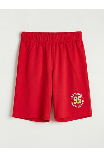 LC Waikiki Red Printed Boys' Pajama Shorts from Güli̇s Gi̇yi̇m