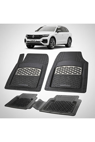 TEAMCAR Volkswagen Touareg 3 Συμβατά Πατάκια Δαπέδου 2018-2025 |   Ασήμι