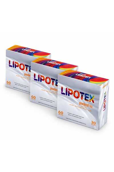Lipotex 3 عبوات شاي اقتصادية
