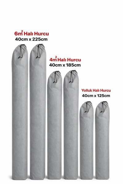 Genel Markalar 6 Adet Halı Hurcu,Halı Kılıfı, Halı Ambalajı, Halı Hurcu Tela ...