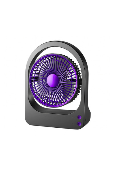 Primo Plus مروحة محمولة قابلة لإعادة الشحن عبر USB - تصميم عصري، 3 سرعات، مؤق...