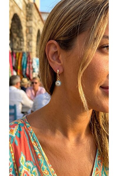 İNN JEWELLERY أقراط شوبينغ مقاومة للصدأ ومضادة للحساسية بتصميم كلاسيكي (ضمان ...