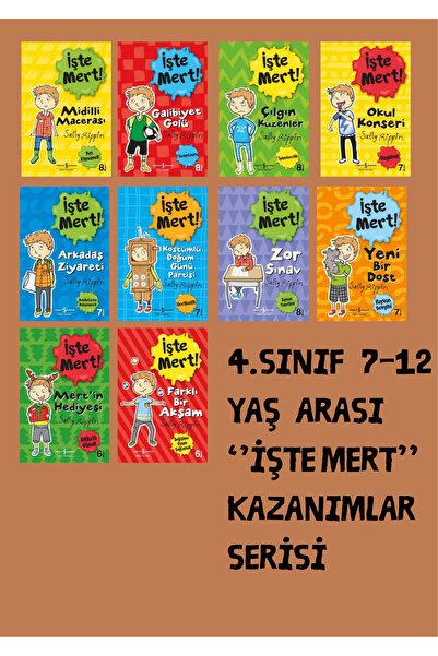 TÜRKİYE İŞ BANKASI KÜLTÜR YAYINLARI KAZANIMLAR/İŞTE MERT SERİSİ 10 KİTAP SET+...