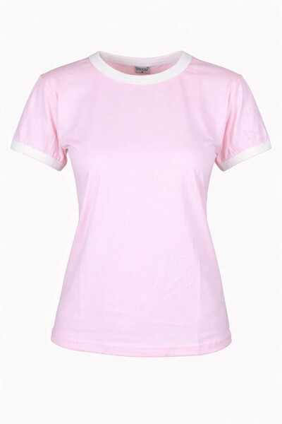 trender 26YDT1000012 Ροζ Γυναικείο T-Shirt Cıao Bella O Neck