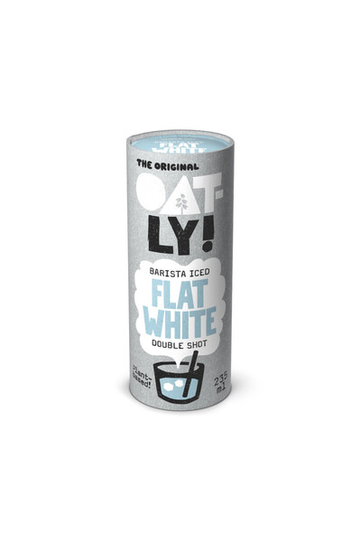 Oatly قهوة فلات وايت مثلجة 235 مل