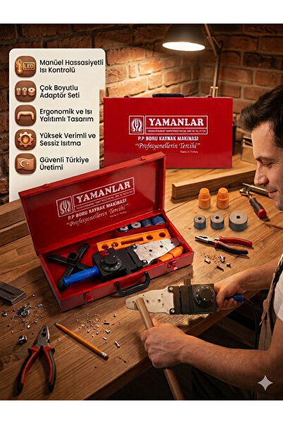 YMN Yamanlar Pprc Su Tesisatı Boru Kaynak Boru Kaynak Makinesi 1800 watt