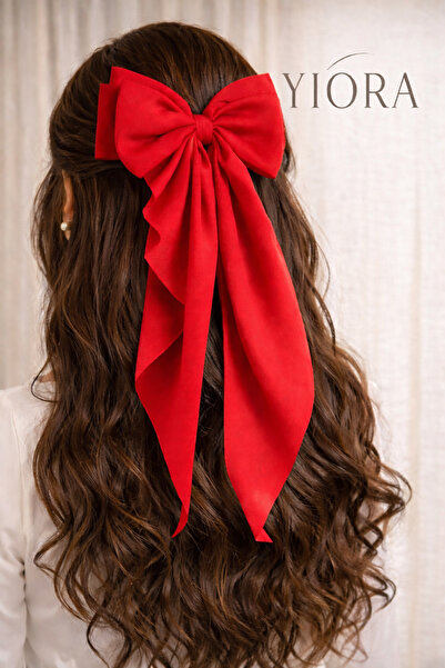 yiora Γυναικεία αυτόματη αγκράφα με μακρύ φιόγκο