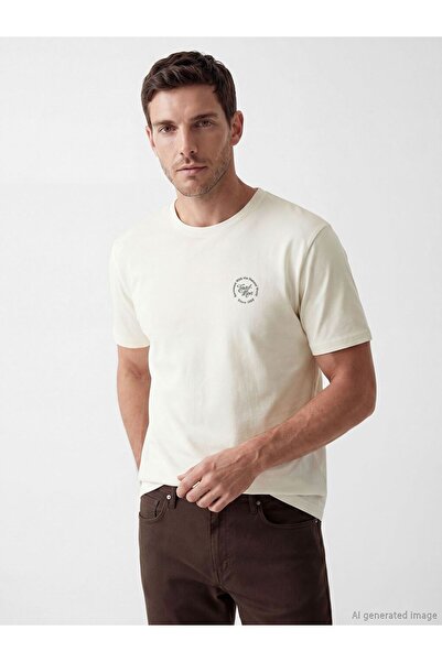 LC Waikiki Lcwaikiki Classic Standard Mold Printed Men's T-Shirt