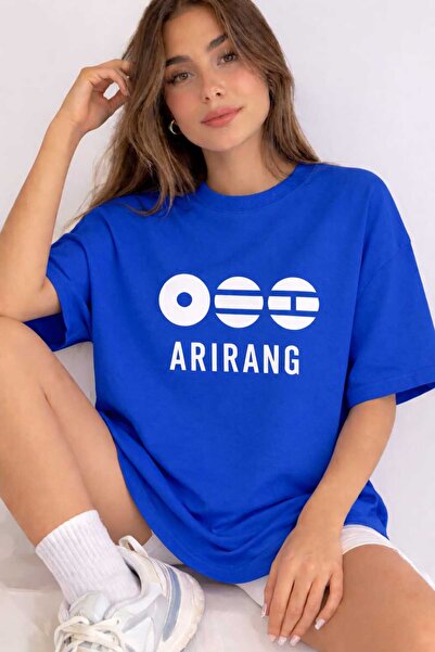 puolikuu Μπλουζάκι Oversize με στάμπα Arirang World Tour BTS