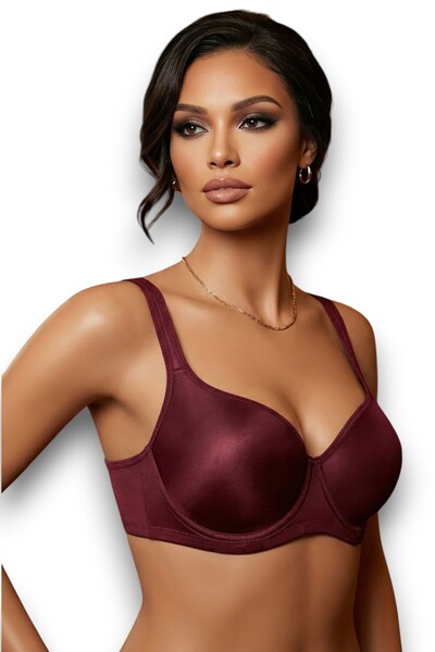 Fanilam Εξαιρετικά Μαλακό Σουτιέν Σύσφιξης C Cup Ειδικό με Μπανέλες για Μεγάλ...