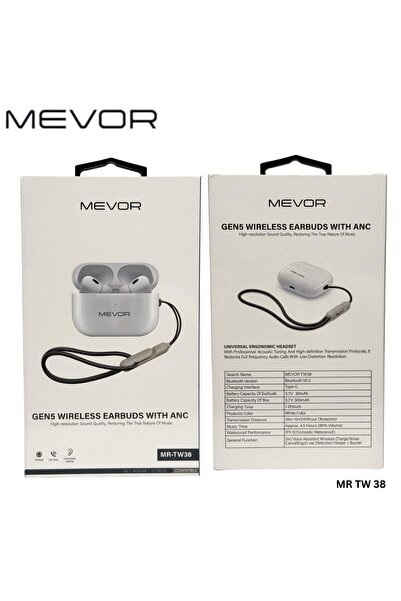 Mevora Collection سماعات أذن لاسلكية GEN5 مع خاصية إلغاء الضوضاء النشط