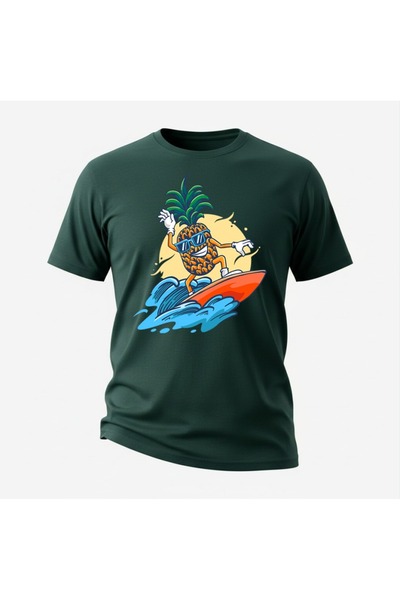 URBANTRENDSTORE Unisex Holiday Surfing Oversize Fit Άνετο φαρδύ μπλουζάκι casual