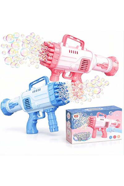 Amigo Αυτόματο πιστόλι σαπουνόφουσκας 25 x 13 εκ. με 32 τρύπες, δοχείο υγρού ...