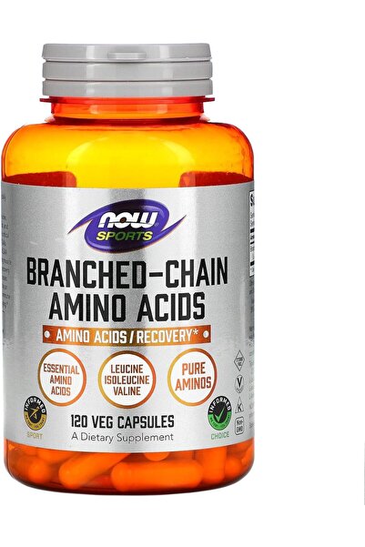 Now Foods Branch-Chain Amino (BCAA) 800mg, 120 Capsules