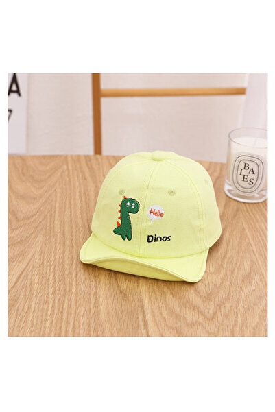 Pure Boutique Κίτρινο καπέλο με μαλακό γείσο - Γεια σας, Δεινόσαυροι
