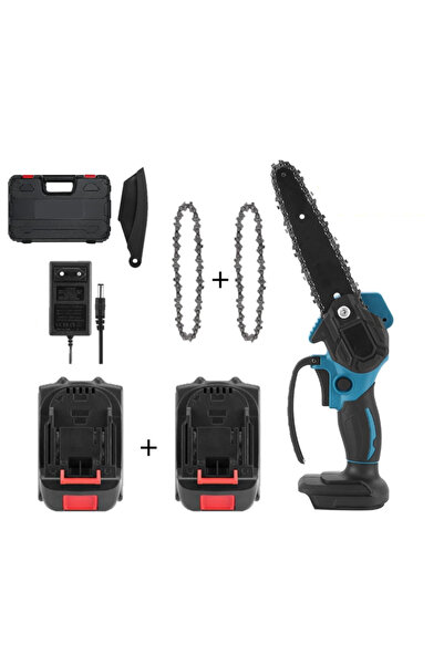 BSG TECH Μίνι Αλυσοπρίονο Ασύρματο, Λεπίδα 6 ιντσών, Φορητό, με 2 Μπαταρίες 4...