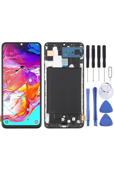 indirimplus Samsung Galaxy A70 OLED Lcd Ekran Dokunmatik Tam Boyutlu SM-A705 ...