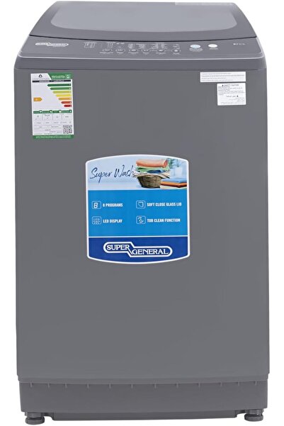 SUPER GENERAL 10 kg Top Load Washing Machine With Drain Pipe & Child Lock Sys...