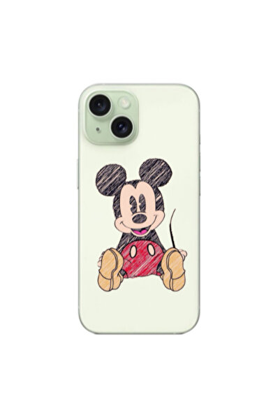 NO BRAND Θήκη για Apple iPhone 15 Mickey Mouse 2 Διαφανής Σιλικόνη TPU
