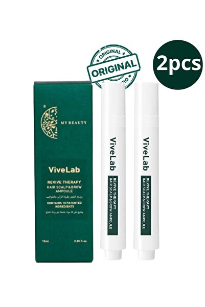 ViveLab سيروم فايف لاب للشعر وفروة الرأس والحواجب 15 مل (قطعتان)