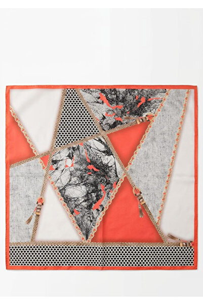 TAŞDELEN AVM Γυναικείο σάλι με σχέδιο 55*55 εκ. Μπαντάνα & Φουλάρι