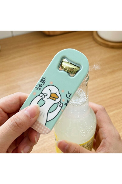 Luxmon Ανοιχτήρι μπουκαλιών με μαγνητικό καπάκι ψυγείου Kawaii Duck