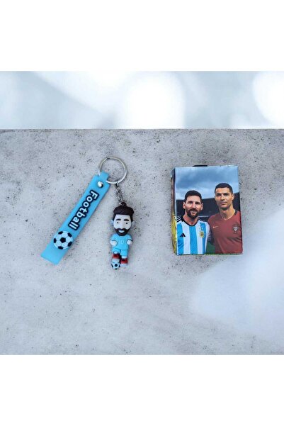 Akçtoys Ronaldo ve Messi Futbol Anahtarlık