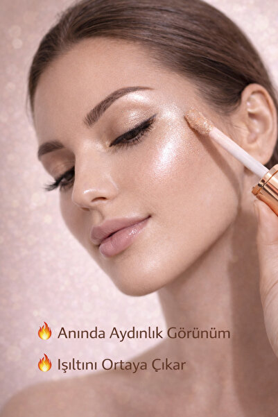 Sudedi Home Likit Highlighter Aydınlatıcı Işıltı Veren Parlak Glow Gold Pink ...