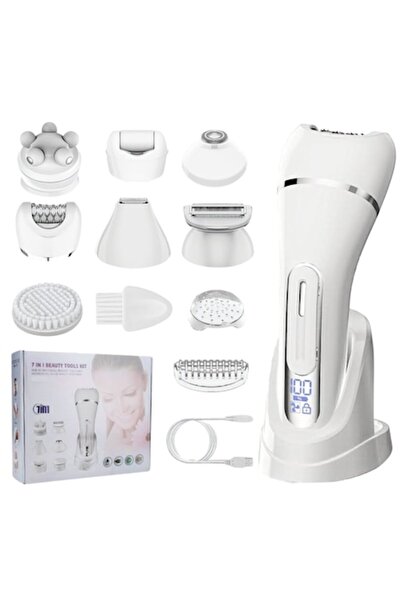 Medeyatech Αποτριχωτική συσκευή πολυλειτουργική 7 σε 1, Αδιάβροχη IPX7, 100 λ...