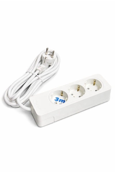 SELDUR KOD:G3TD31B 16A 250V-2P+E MAX:3600W BAKIR-ÇOCUK KORUMALI ÜÇLÜ UZATMA K...