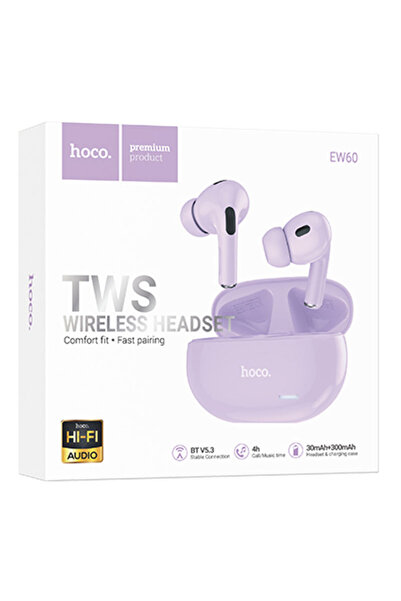 AUDIOX Hoco (EW60) - Ασύρματα ακουστικά ψείρες, BT 5.3, 150 ώρες σε αναμονή, ...