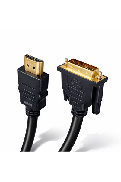 MN6 كابل HDMI إلى DVI طراز MN315DV بطول 1.5 متر، 24+1 أطراف ذهبية، يدعم دقة 1...