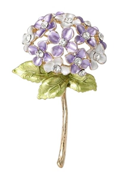 The Casius. Καρφίτσα Λουλουδιού Ορτένσιας