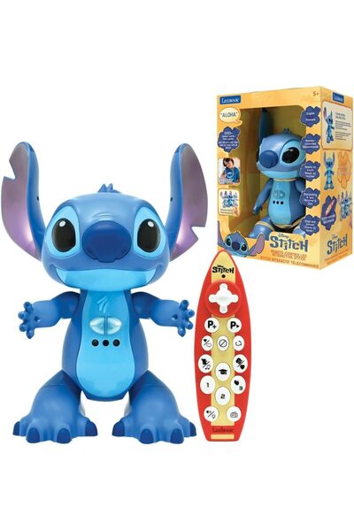 ELMAS OYUNCAK Disney Stitch Sesli Işıklı Uzaktan Kumandalı Interaktif Robot O...
