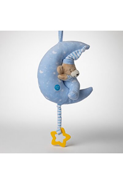 Z Store Βρεφικό Μουσικό Καρουζέλ με Φως – Μπλε Φεγγάρι & Βελούδινο Αρκουδάκι,...