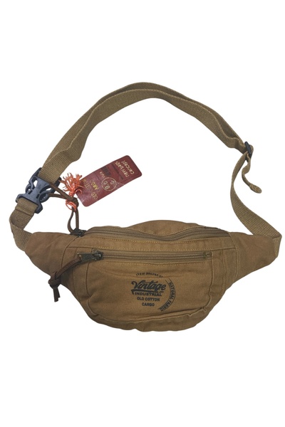 Old Cotton Vintage Shabby Freeback Waist Bag Colorful Kc Summer