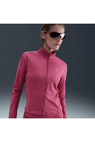Nike Swift Dri-FIT FZ Midlayer Kadın Pembe Sweatshirt dar kalıp IB1998-634 Me...