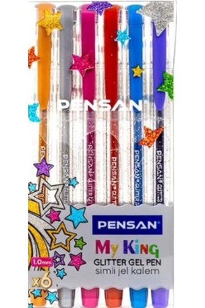 PENSAN MY-KİNG SİMLİ JEL KALEM 6 lı