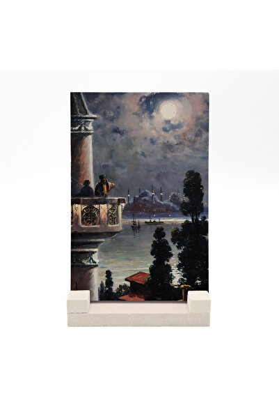 Sadrazam Πίνακας ώρας Εζάν στην Κωνσταντινούπολη, τυπωμένη πέτρινη βάση γραφε...