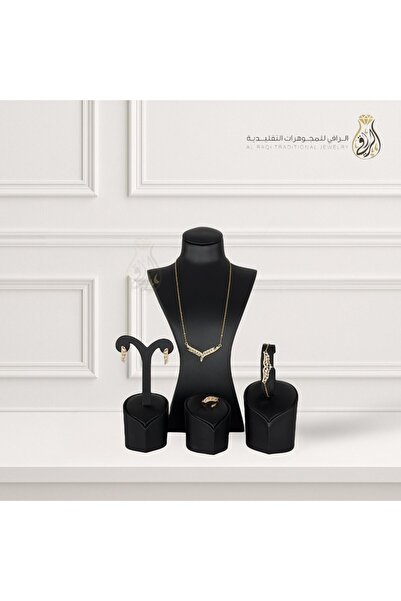 Generic طقم بفصوص لامعة بتصميم مجنّح