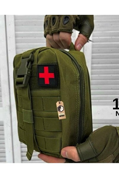 20CM Askeri Taktik Tıbbi Medikal Çanta Multicam Haki Molle İlk Yardım Çantası No13