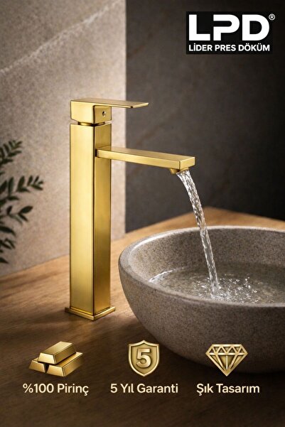 ÇANAK LAVABO BATARYASI GOLD