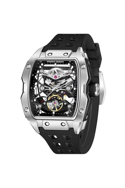 Pagani design PD-YS018 Ανδρικό Σκελετωμένο Ρολόι – 42mm, S X5021, Ζαφείρι, Φθ...